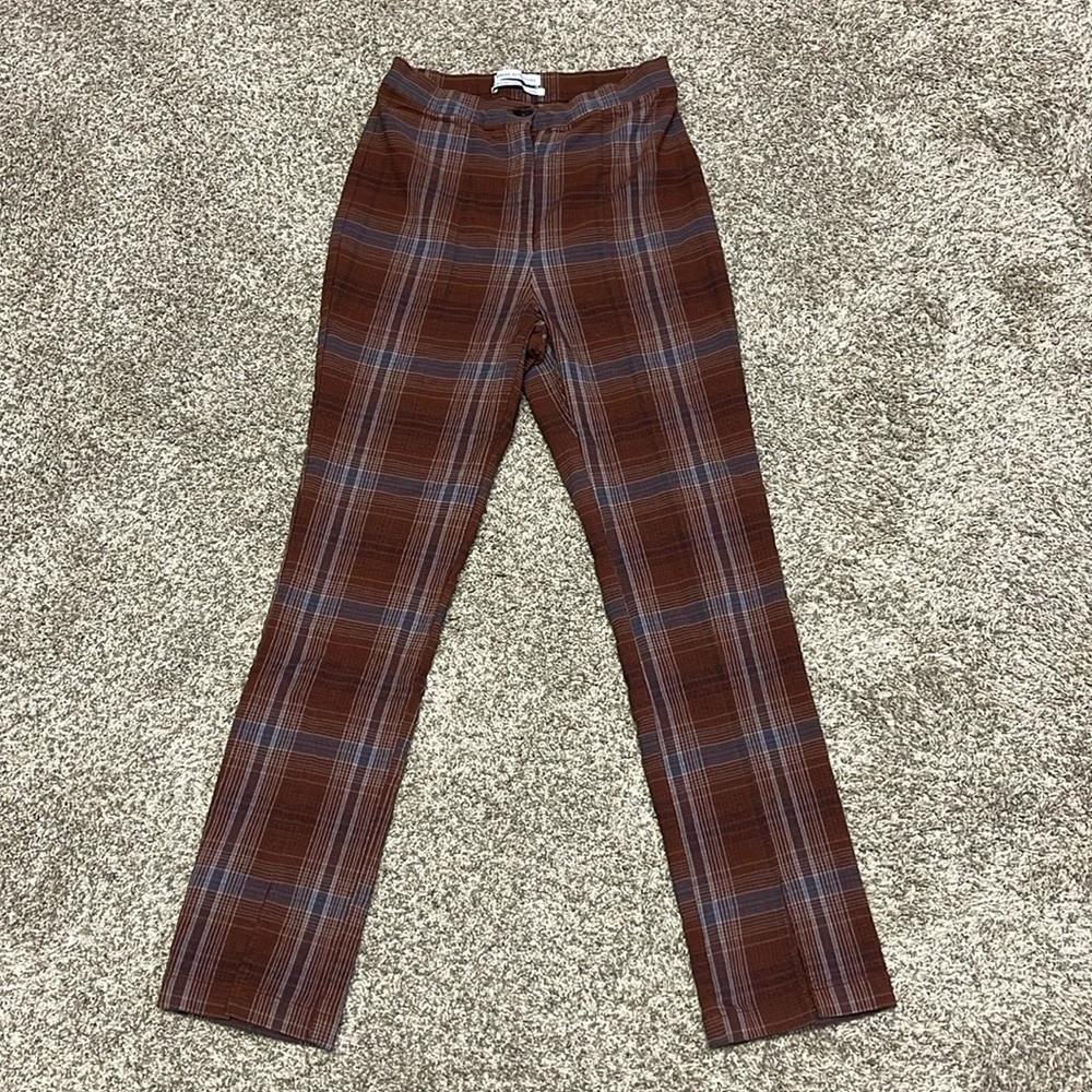 Urban Outfitters Plaid striped pants size 4. Petite. - Picture 1 of 7